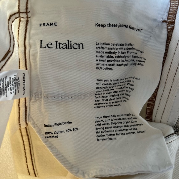 Frame Le Italien Wide Leg jeans - Picture 7 of 10